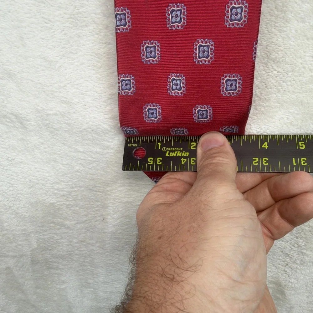 Robert Talbott Silk Necktie Lot of 3 Made in USA Paisley Stripe Geometric